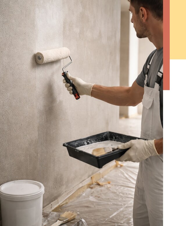 Грунтовка стен в Нефтекамске от 2259 руб. м2 — быстро, недорого, с материалом | ОТДЕЛОЧНИК-Нтк