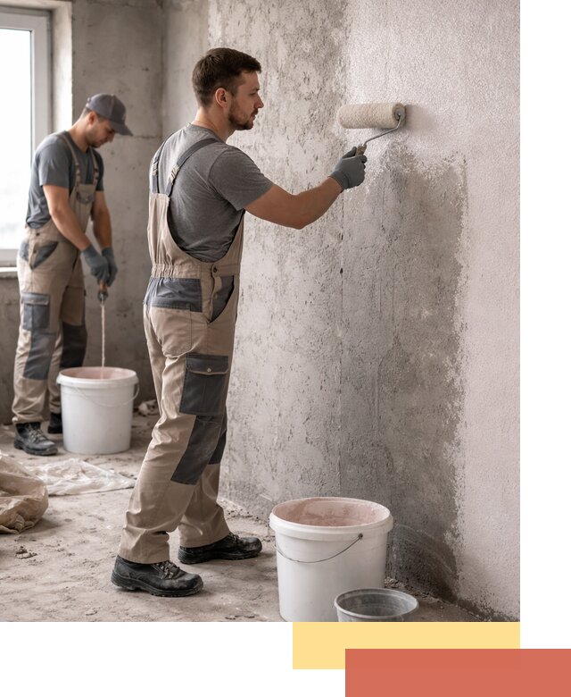 Нанесение бетоноконтакта на стены в Нефтекамске для последующей отделки