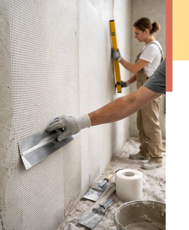 Армирование стен стеклосеткой в Нефтекамске от 3286 руб. под ключ | ОТДЕЛОЧНИК-Нтк