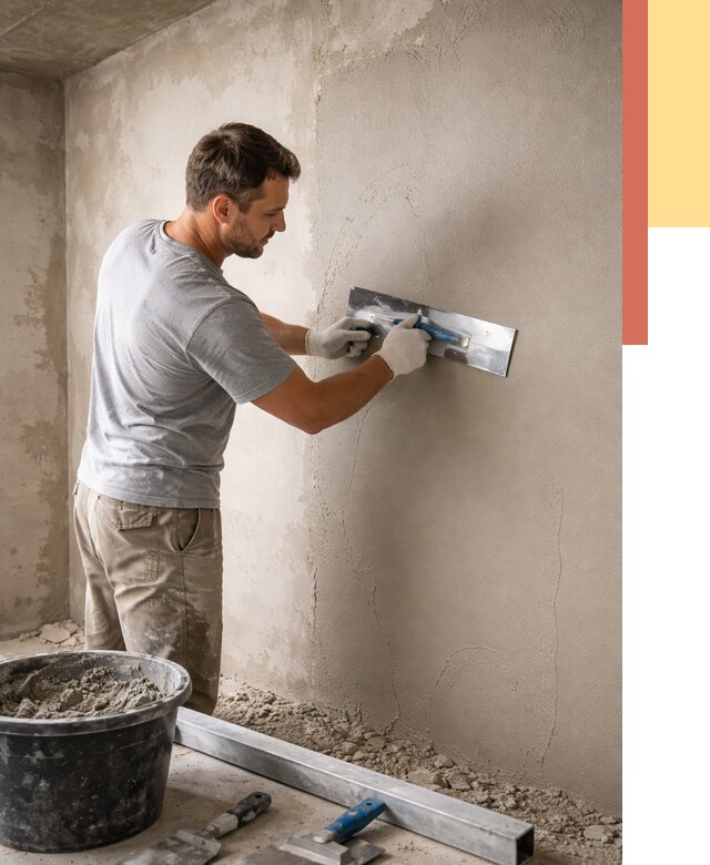 Штукатурка стен без маяков в Нефтекамске от 7393 руб/м2 — услуги и цена | ОТДЕЛОЧНИК-Нтк