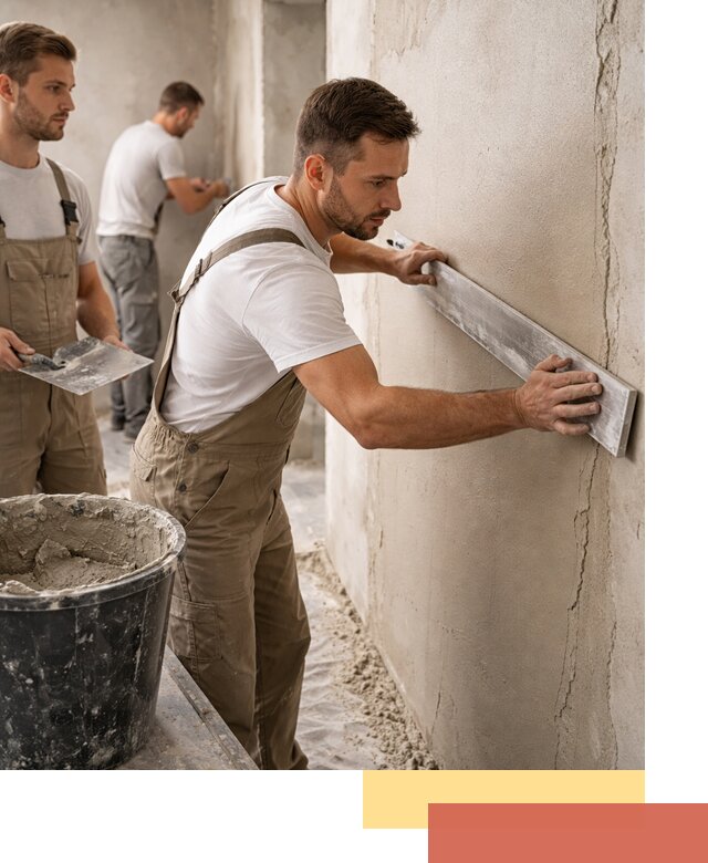 Штукатурка стен без маяков в Нефтекамске быстро и качественно