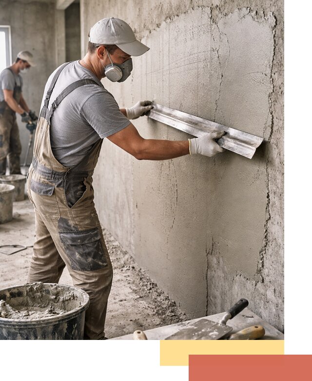 Штукатурка бетонных стен в Нефтекамске качественно и долговечно