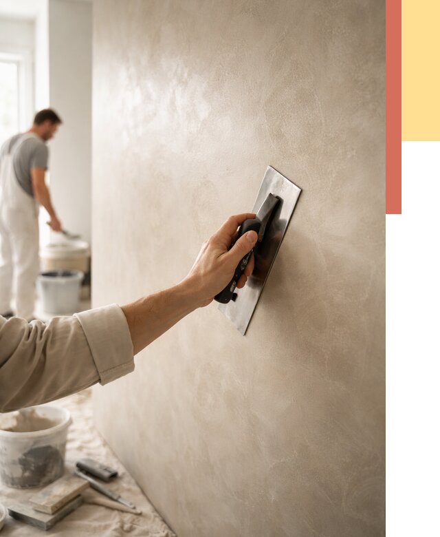 Венецианская штукатурка в Нефтекамске от 3594 руб/м² — нанесение стен под ключ | ОТДЕЛОЧНИК-Нтк