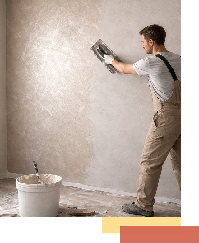 Декоративная штукатурка «Мокрый шелк» под ключ в Нефтекамске