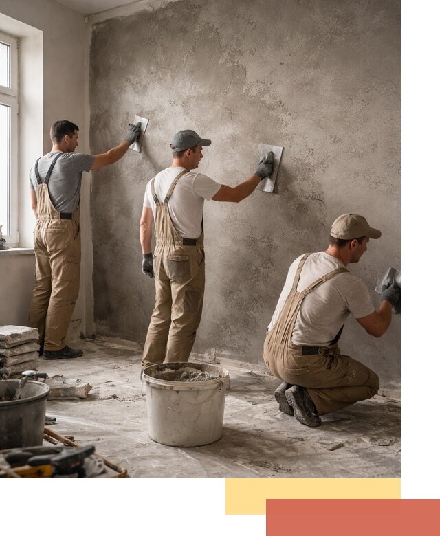 Декоративная штукатурка под бетон в Нефтекамске для стен и потолков