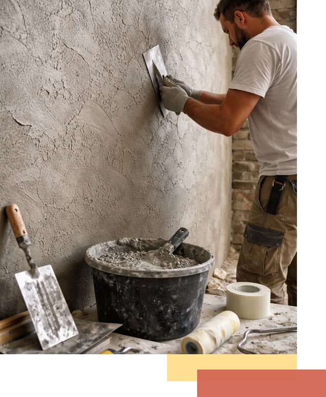 Декоративная штукатурка лофт в Нефтекамске — отделка стен и потолков