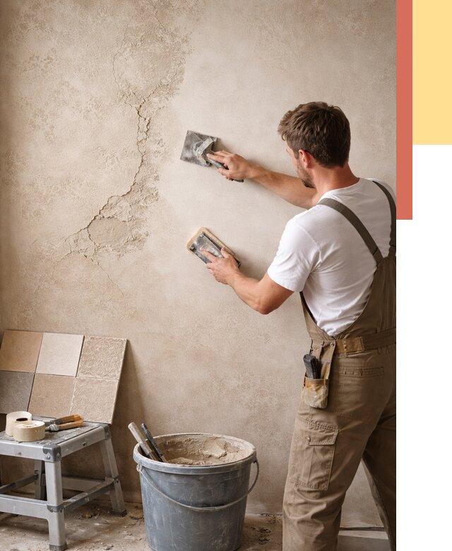 Ремонт декоративной штукатурки в Нефтекамске от 4621 руб. под ключ | ОТДЕЛОЧНИК-Нтк