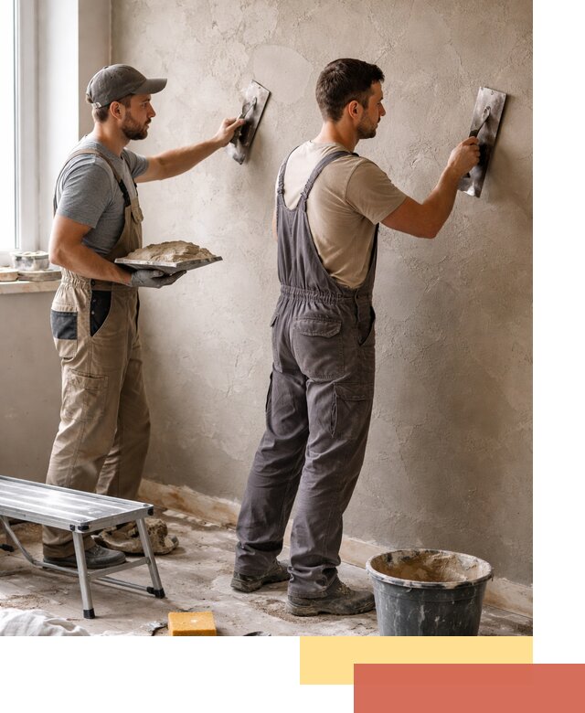 Ремонт декоративной штукатурки и восстановление фактуры в Нефтекамске