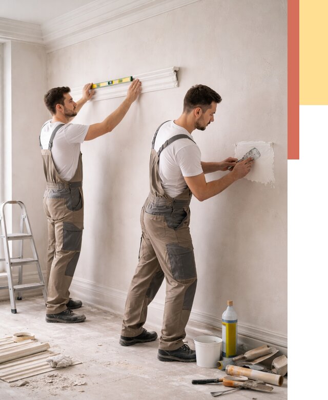 Монтаж лепнины на стены в Нефтекамске от 4621 руб. — недорого, быстро | ОТДЕЛОЧНИК-Нтк