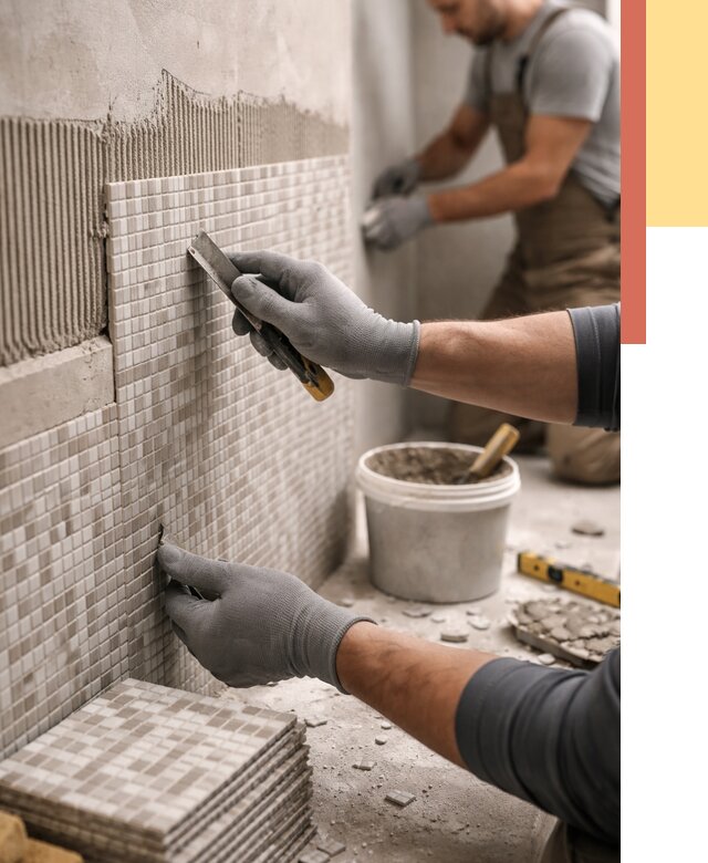 Облицовка стен мозаикой в Нефтекамске от 3286 руб/м2 — укладка мозаики на стены | ОТДЕЛОЧНИК-Нтк