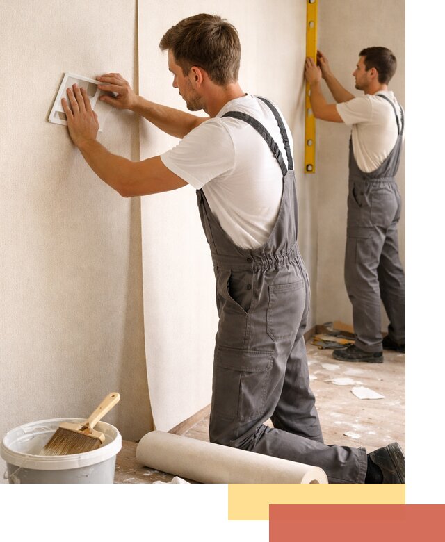 Поклейка бумажных обоев в Нефтекамске качественно и недорого