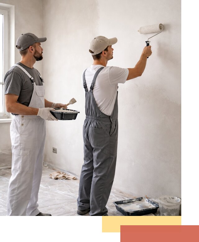 Покраска стен водоэмульсионной краской в Нефтекамске