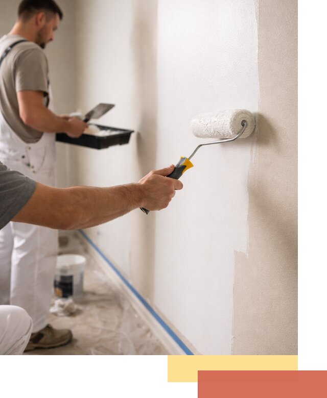 Покраска стен акриловой краской профессионально в Нефтекамске