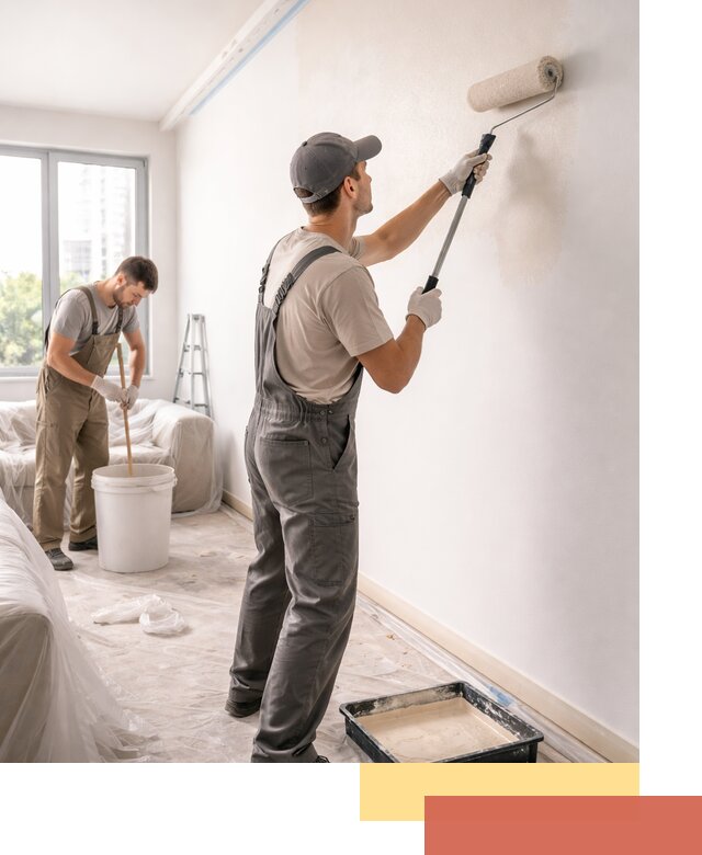 Покраска стен в офисе в Нефтекамске — быстрый и качественный ремонт