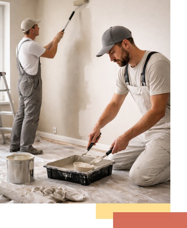 Покраска стен в квартире в Нефтекамске — профессионально и аккуратно