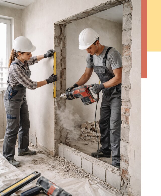 Создание проемов в стенах в Нефтекамске от 6674 руб. — алмазная резка и расширение | ОТДЕЛОЧНИК-Нтк