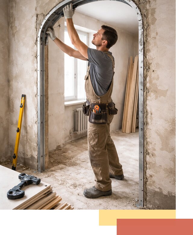 Устройство арочного проема в Нефтекамске под ключ