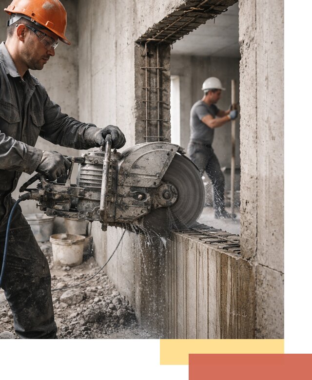 Алмазная резка проемов в Нефтекамске быстро и точно