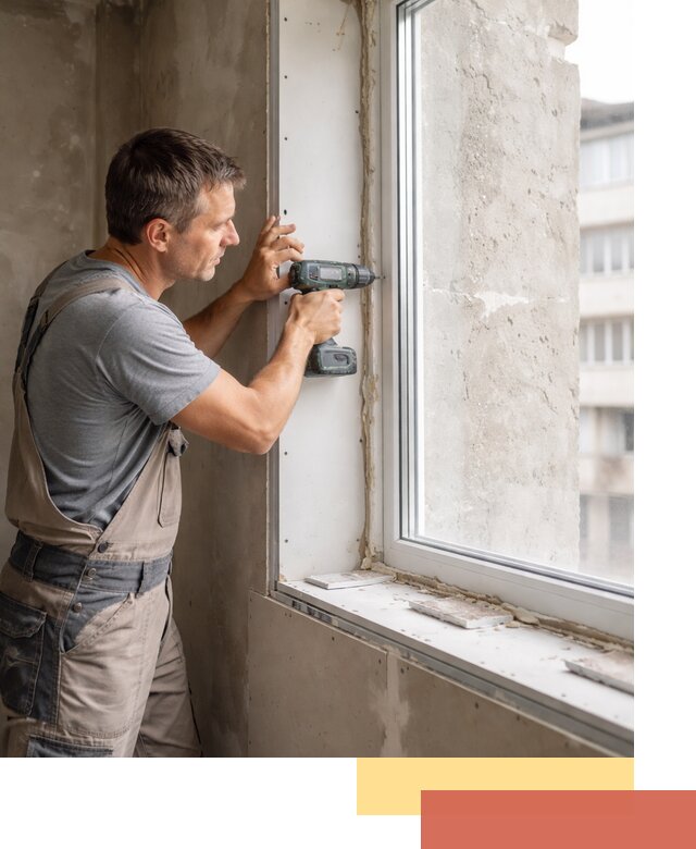 Монтаж гипсокартонных откосов в Нефтекамске под ключ