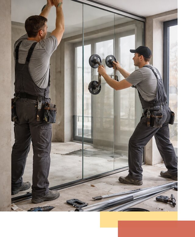 Цельностеклянные перегородки под ключ в Нефтекамске