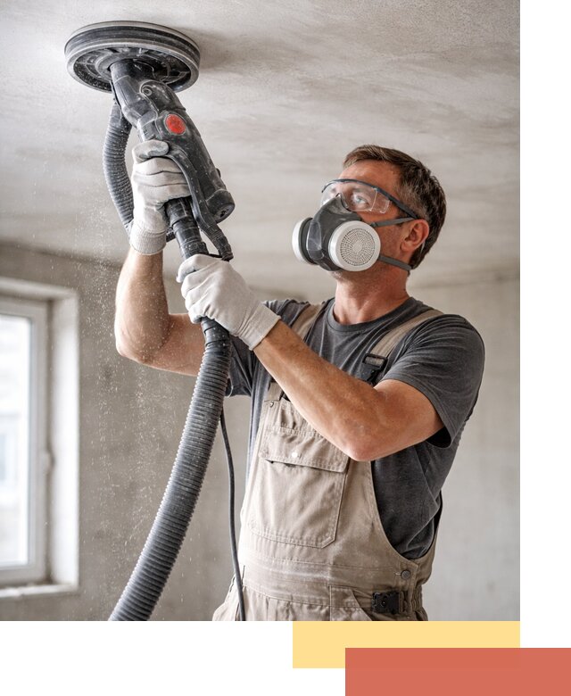 Шлифовка потолка в Нефтекамске — качественная подготовка под отделку