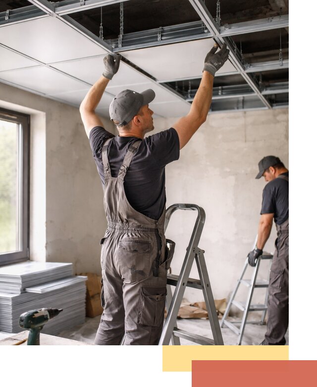 Монтаж кассетного потолка в Нефтекамске качественно и быстро