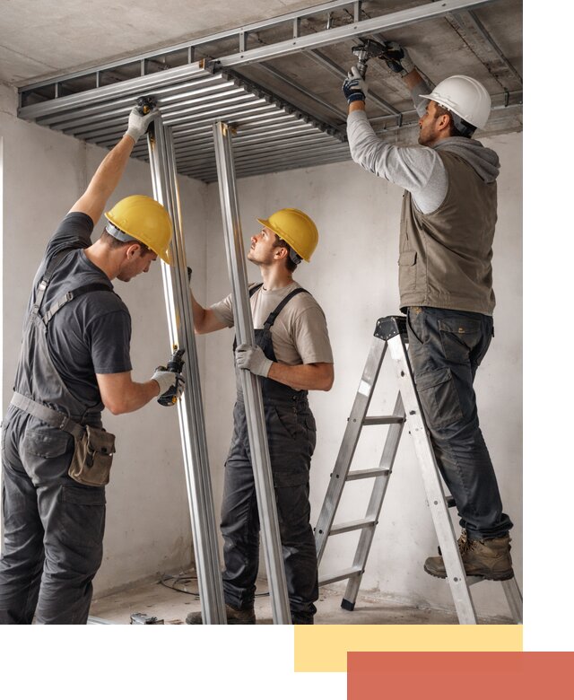 Монтаж реечного потолка под ключ в Нефтекамске