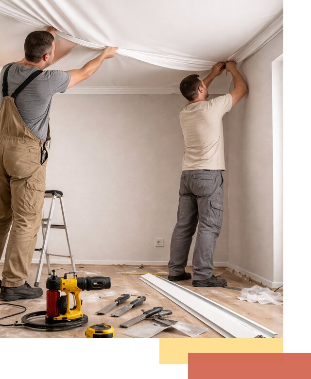 Монтаж ПВХ натяжного потолка в Нефтекамске качественно и быстро