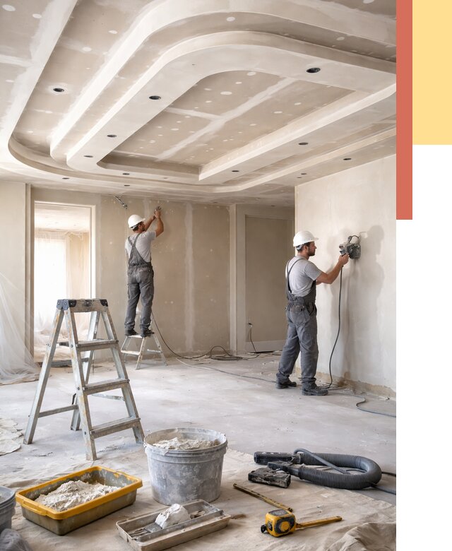 Многоуровневый потолок из гипсокартона в Нефтекамске от 770 руб. под ключ | ОТДЕЛОЧНИК-Нтк