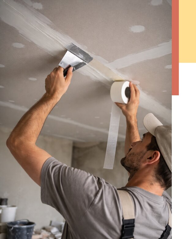 Обработка швов потолка ГКЛ в Нефтекамске от 7701 руб. под ключ | ОТДЕЛОЧНИК-Нтк