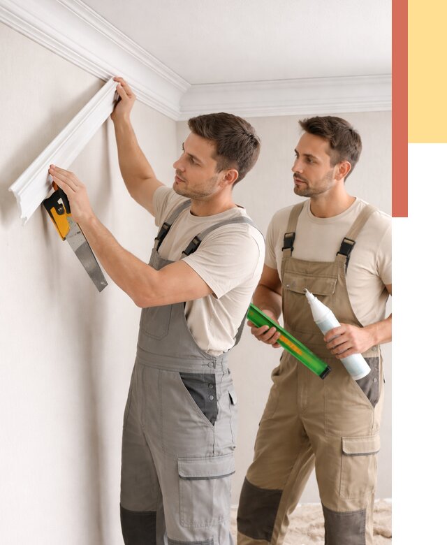 Монтаж потолочного плинтуса в Нефтекамске от 2362 руб. — быстро и недорого | ОТДЕЛОЧНИК-Нтк