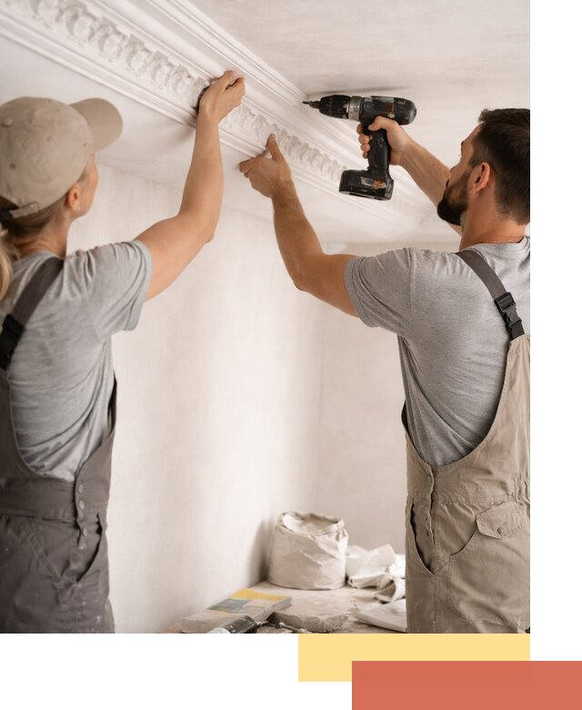 Профессиональный монтаж лепнины на потолок в Нефтекамске