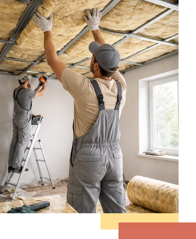 Утепление потолка под ключ в Нефтекамске качественно и быстро